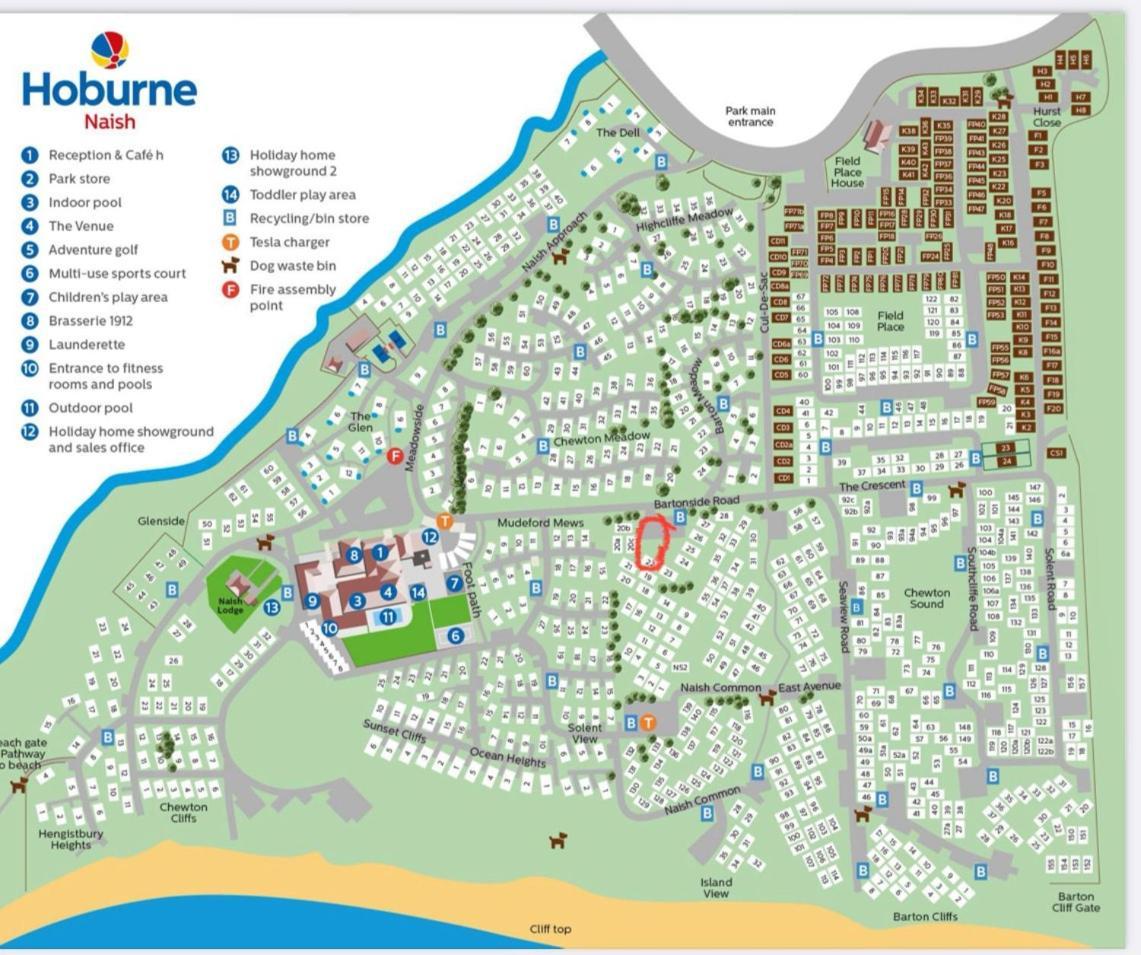 Bertie-By-The-Sea At Hoburne Naish 호텔 하이클리프 외부 사진